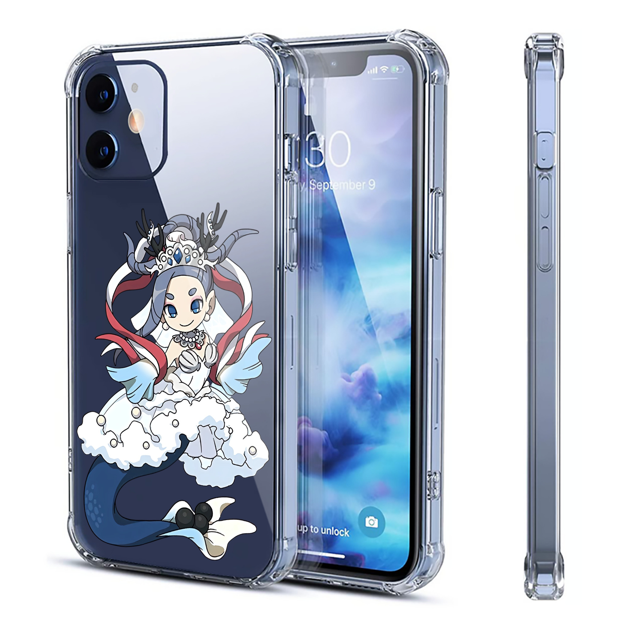（画像用） 妖怪ウォッチ Yo-kai Watch 【iPhone 12シリーズ対応】透明スマホケース（クリアソフトケース）